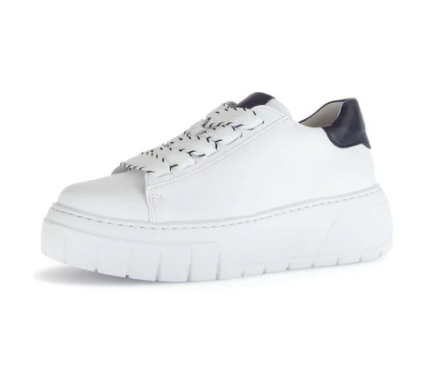 Gabor Sneaker Nappa weiss/schwarz