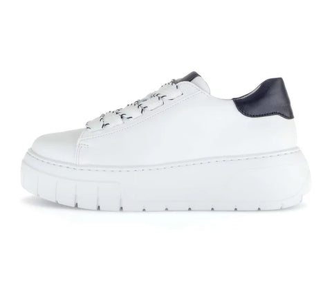 Gabor Sneaker Nappa weiss/schwarz