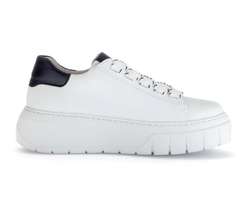 Gabor Sneaker Nappa weiss/schwarz