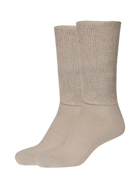 Camano super soft organic diabetic socks sand