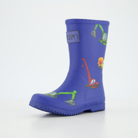 Rajn Gummistiefel Construction Trucks blau