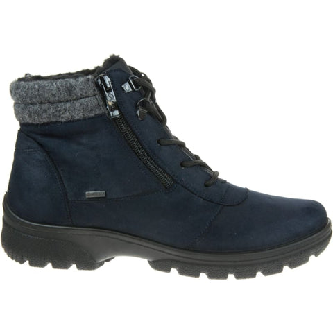 Ara - Winterboots - Ara Winterboot Saas-fee blau/grau