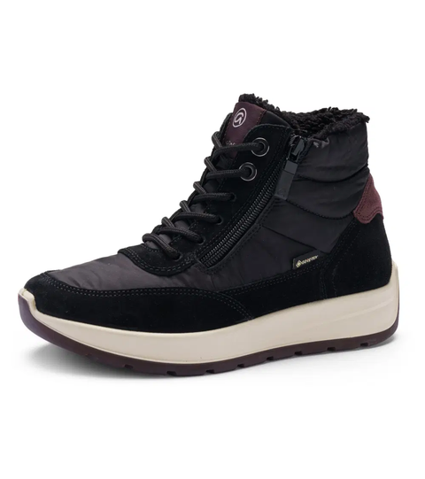 Ara Winterboot New York schwarz/amarone