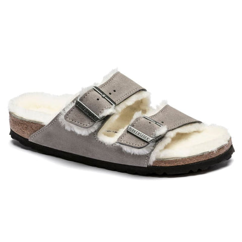 Birkenstock - Hausschuhe - Birkenstock Arizona Lammfell