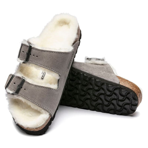 Birkenstock - Hausschuhe - Birkenstock Arizona Lammfell