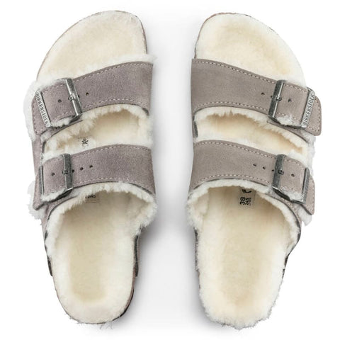 Birkenstock - Hausschuhe - Birkenstock Arizona Lammfell