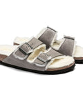 Birkenstock - Hausschuhe - Birkenstock Arizona Lammfell