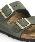 Birkenstock - Hausschuhe - Birkenstock Arizona oiled leather thyme