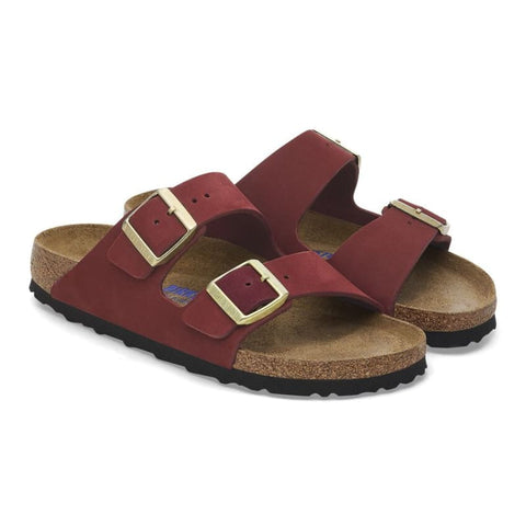 Birkenstock - Hausschuhe - Birkenstock Arizona Weichbettung zinfandel