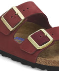 Birkenstock - Hausschuhe - Birkenstock Arizona Weichbettung zinfandel