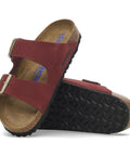 Birkenstock - Hausschuhe - Birkenstock Arizona Weichbettung zinfandel