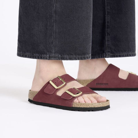 Birkenstock - Hausschuhe - Birkenstock Arizona Weichbettung zinfandel