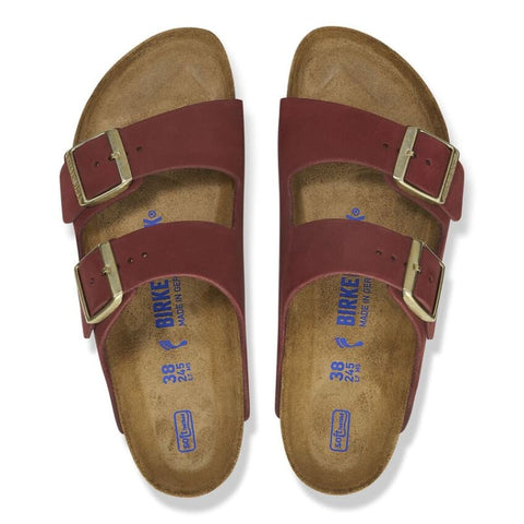 Birkenstock - Hausschuhe - Birkenstock Arizona Weichbettung zinfandel