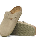 Birkenstock - Clogs - Birkenstock Boston faded khaki