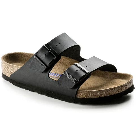 Birkenstock Arizona Weichbettung schwarz (Weite: breit)
