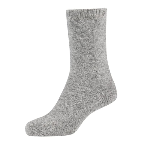 Camano - Socken - Camano Bettsocken mit Wollanteil light grey melange