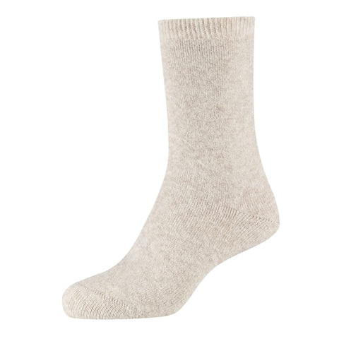 Camano - Socken - Camano Bettsocken mit Wollanteil nature melange