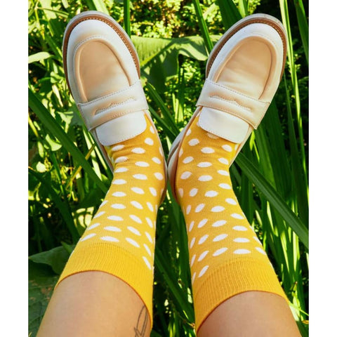 DillySocks - Socken - DillySocks Mustard Dots