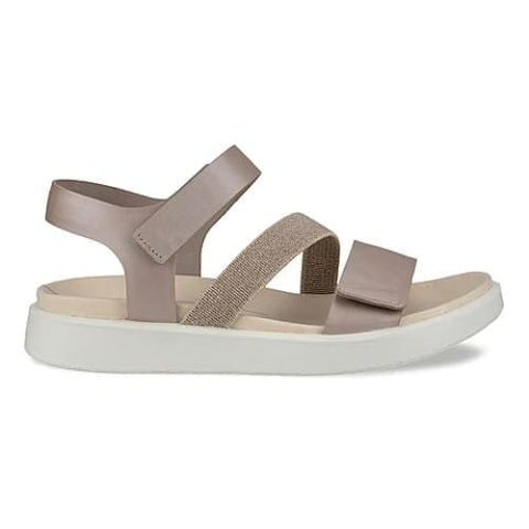 Ecco - Sandalen - Ecco Sandale Flowt grey rose metallic