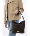 Emily&Noah - Beuteltaschen - Emily&Noah Beuteltasche Daniela mittel brown