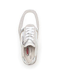 Rolling Soft - Sneakers low - Gabor Rollingsoft weiss/silber