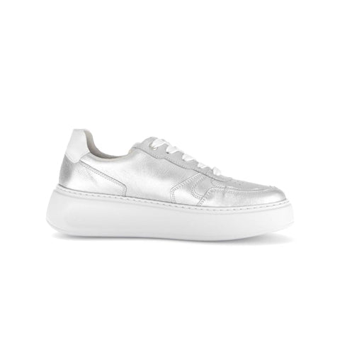 Gabor - Sneakers - Gabor Sneaker silber/weiss