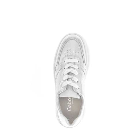 Gabor - Sneakers - Gabor Sneaker silber/weiss