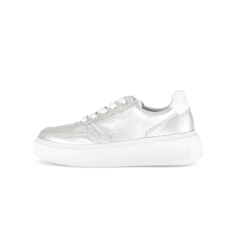 Gabor - Sneakers - Gabor Sneaker silber/weiss