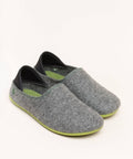 Magicfelt - Hausschuhe - Magicfelt Hausschuh Wool Slip-on drey/green