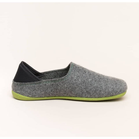 Magicfelt - Hausschuhe - Magicfelt Hausschuh Wool Slip-on drey/green