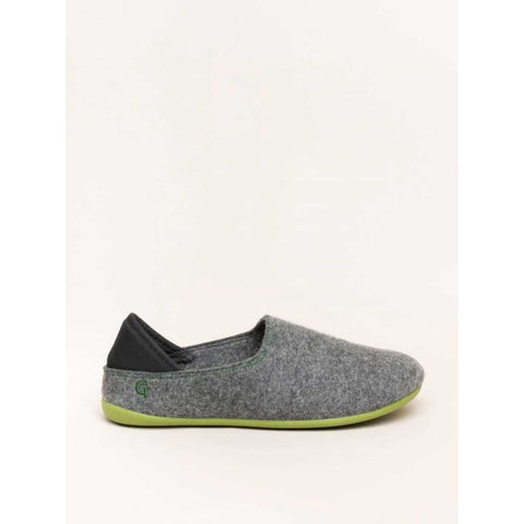 Magicfelt - Hausschuhe - Magicfelt Hausschuh Wool Slip-on drey/green