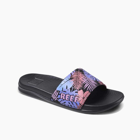 Reef - Flip-Flops - Reef Flip-Flop one Slide purple fronds