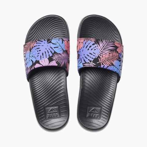 Reef - Flip-Flops - Reef Flip-Flop one Slide purple fronds