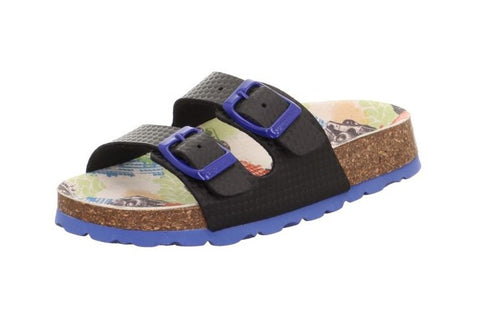 Superfit Fussbettfinken schwarz/blau
