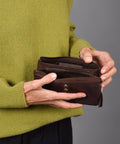 The bagging co. - Portemonnaies - The bagging co. Geldbörse gross marron