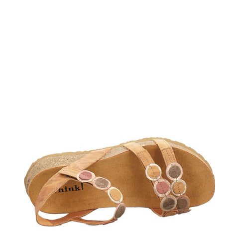 Think! - Riemchensandalen - Think! Koak Sandale tan