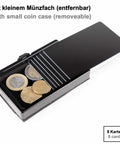 Slimpuro - Portemonnaies - ZNAP Kartenportemonnaie Vintage Leder braun